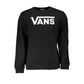 Black Cotton Men's Sweatshirt