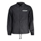 Black Polyester Men Jacket