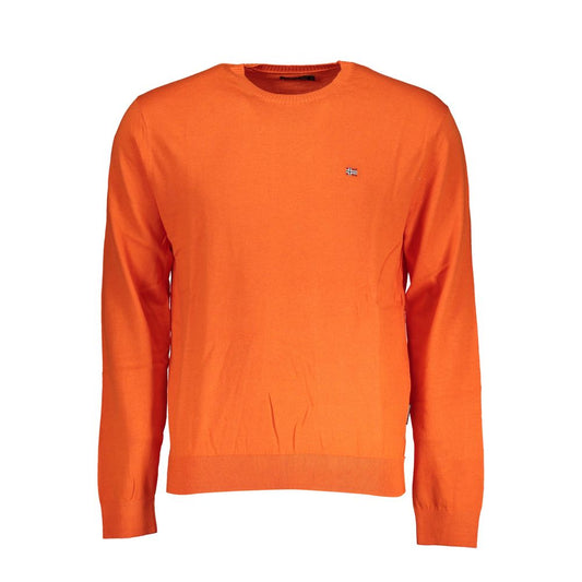 Red Cotton Men Sweater