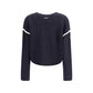 Blue Wool Sweatshirt