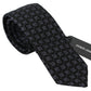 Elegant Black Silk Neck Tie