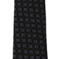 Elegant Black Silk Neck Tie