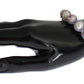 Elegant Silver & Purple CZ Pearl Bracelet