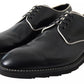 Black White Leather Formal Dress Shoes