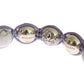 Elegant Silver Purple CZ & Howlite Bracelet