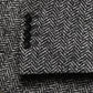 Black White Double Breasted Men Suit Blazer