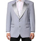 Gray Wool Single Breasted Men Suit Blazer