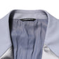 Gray Wool Single Breasted Men Suit Blazer