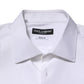 White Bib Cotton Poplin GOLD Men Formal Shirt