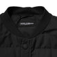 Black Sleeveless Parka Logo Plaque Jacket