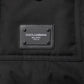 Black Sleeveless Parka Logo Plaque Jacket
