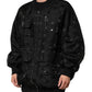 Black Cargo Windbraker Logo Mania Jacket