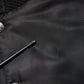 Black Polyester Logo Plaque Bomber Jacket