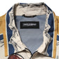 Multicolor Italian Motif Men Bomber Jacket