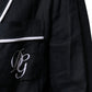 Dark Blue DG Embroidery Jacket Robe Blazer