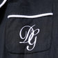 Dark Blue DG Embroidery Jacket Robe Blazer
