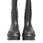Metallic Gray Pull On Rain Boots Shoes