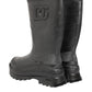 Metallic Gray Pull On Rain Boots Shoes