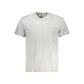 Gray Cotton Men T-Shirt