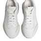 White Leather Daymaster Low Top Sneakers Shoes