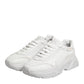 White Leather Daymaster Low Top Sneakers Shoes