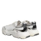 White Daymaster Leather Low Top Sneakers Shoes
