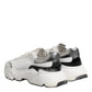 White Daymaster Leather Low Top Sneakers Shoes