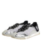 Black Silver NS1 Men Low Top Sneakers Shoes