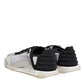 Black Silver NS1 Men Low Top Sneakers Shoes