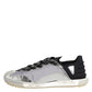 Black Silver NS1 Men Low Top Sneakers Shoes