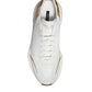 White Daymaster Leather Low Top Sneakers Shoes