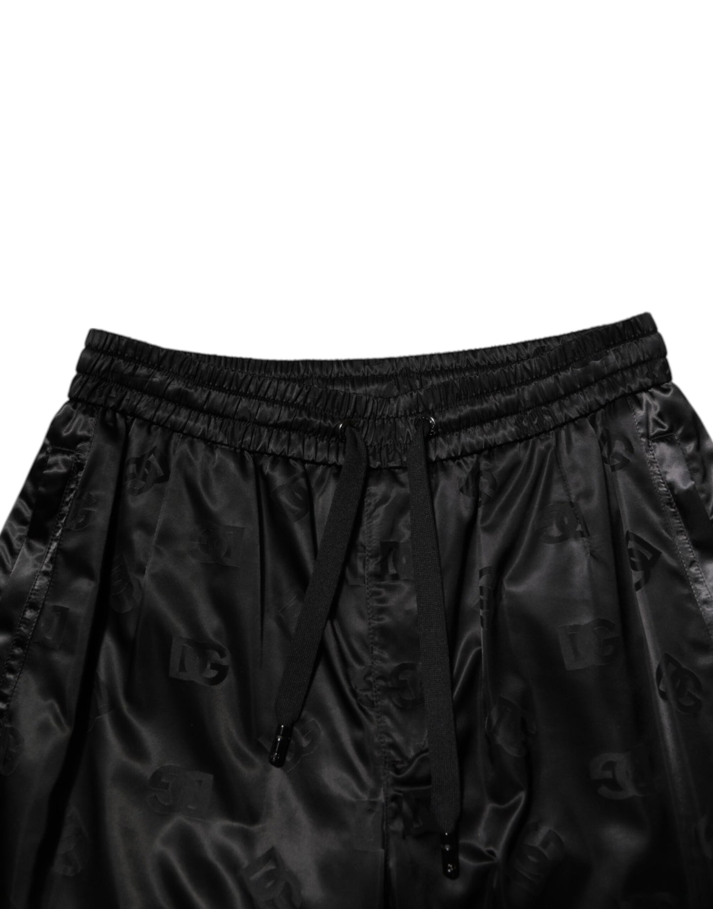 Black Logo DG Print Men Jogger Sweatpants Pants