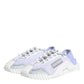 Purple White NS1 Lace Up Low Top Sneakers Shoes