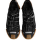 Black Logo Lace Up Low Top NS1 Sneakers Shoes