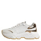 White Gold Daymaster Low Top Sneakers Shoes