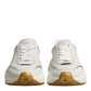 White Gold Daymaster Low Top Sneakers Shoes