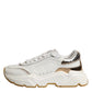 White Gold Daymaster Low Top Sneakers Shoes