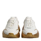White Gold Daymaster Low Top Sneakers Shoes