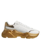 White Gold Daymaster Low Top Sneakers Shoes