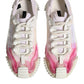 White NS1 Lace Up Low Top Sneakers Shoes