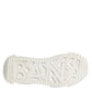White NS1 Lace Up Low Top Sneakers Shoes