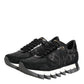 Black Gray Leopard Low Top Sneakers Shoes