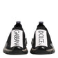 Black Sorrento Slip On Low Top Sneakers Shoes