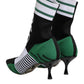 Green Stretch Sock Style Ankle Boots Shoes
