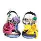Multicolor Floral Crystal KEIRA Sandals Shoes