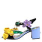 Multicolor Floral Crystal KEIRA Sandals Shoes