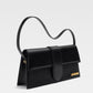 Black  leather Le Bambino Long bag