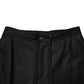 Solid Black Cargo Jogger Men Sweatpants Pants