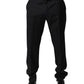 Black Wool Men Formal Dress Trouser Pants