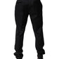 Black Wool Men Formal Dress Trouser Pants